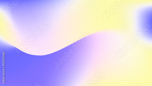 Abstract gradient background with grainy texture and waves