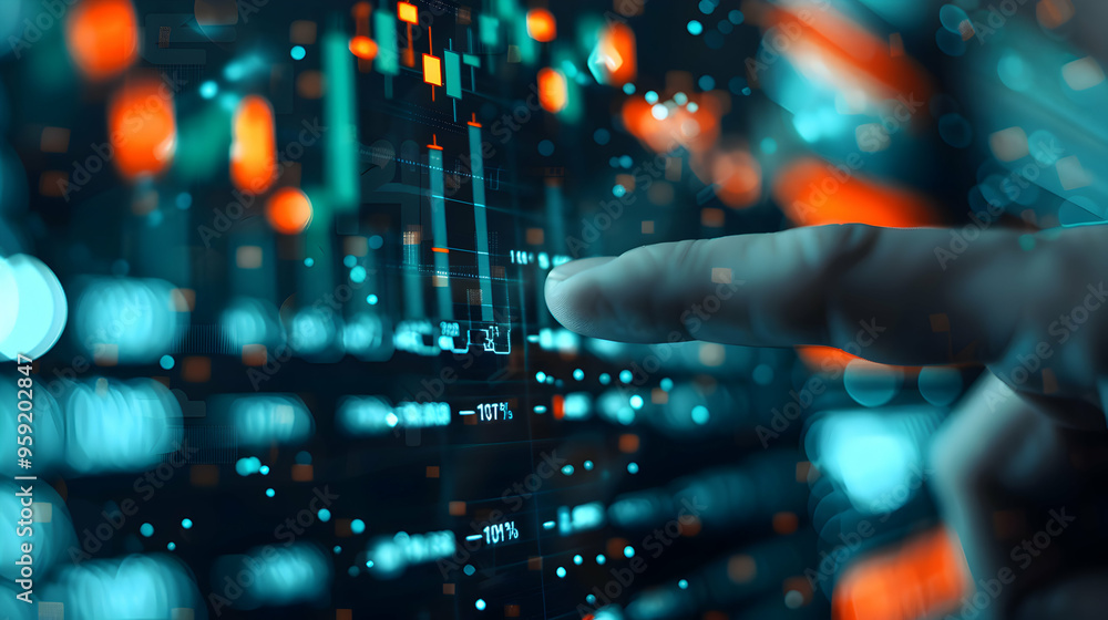 Economy Growth Financial Data Concept And Investme
