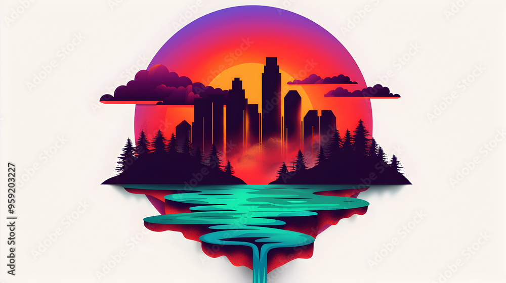 Ecosystem Remediation Abstract Concept Vector Illu