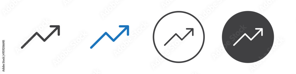 Arrow upward glyph icon Vector logo outline Arrow upward glyph icon Vector logo outline