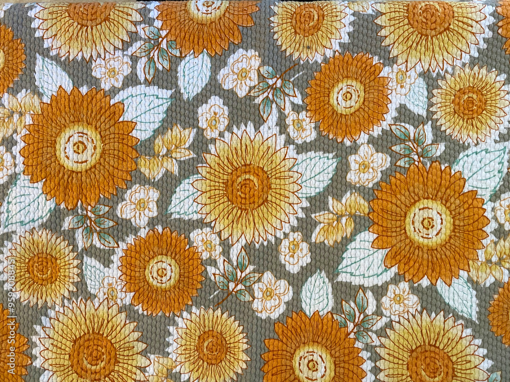 Sunflower Designed Towel 02 Sunflower Designed Towel 02