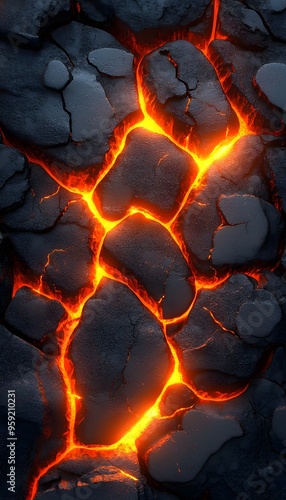 Stones Lava Background