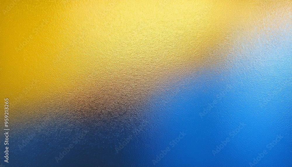 Blue plus yellow foil glass texture background Blue plus yellow foil glass texture background