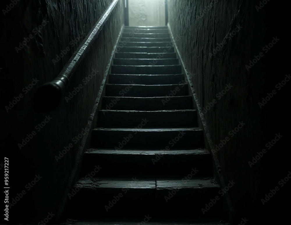 Dark Staircase Leading to the Unknown Dark Staircase Leading to the Unknown