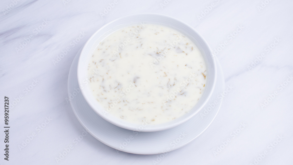 Dovga - Azerbaijani yogurt soup Dovga - Azerbaijani yogurt soup