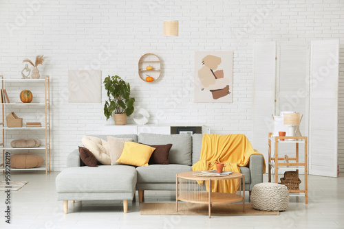 Interior of living room wit...