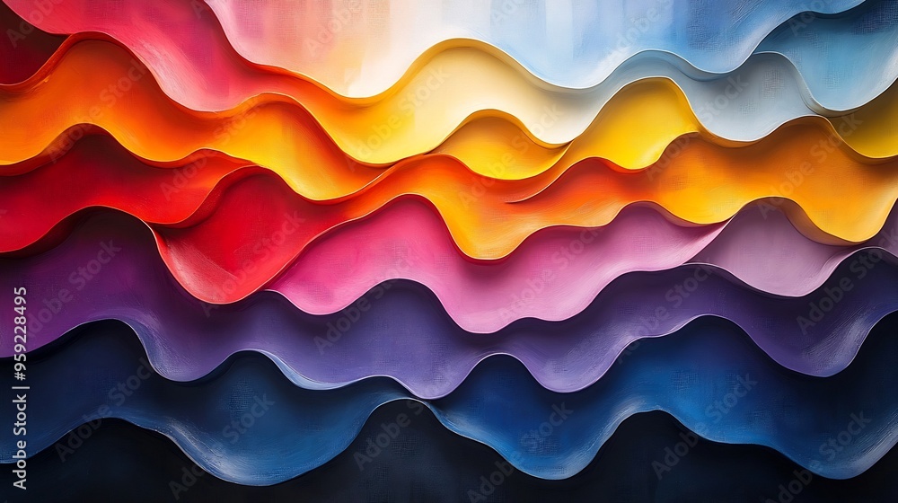 Modern abstract art bold lines and vibrant color gradients Modern abstract art bold lines and vibrant color gradients