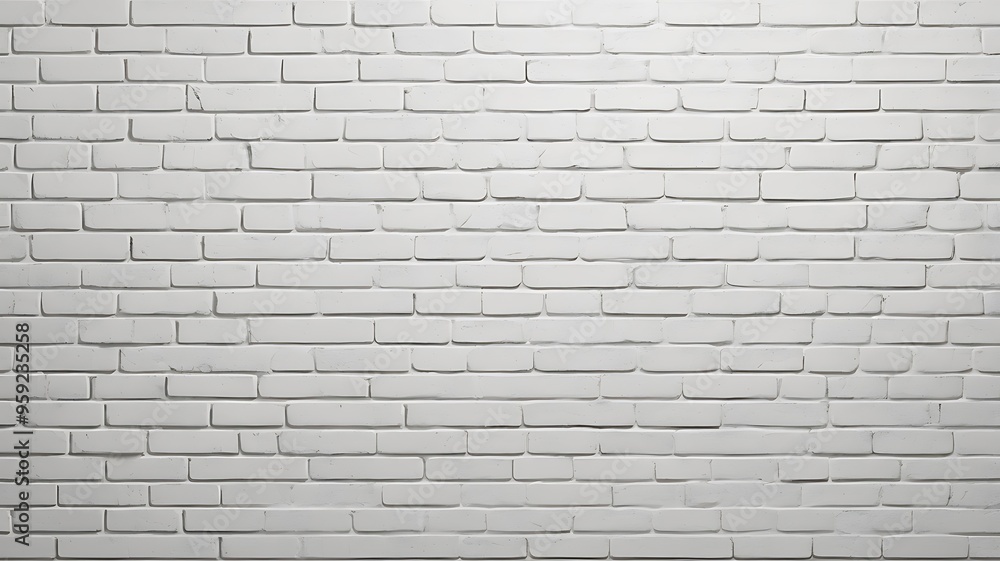 Abstract illustration of an empty, weathered white brick wall, perfect for creating a textured background in your design projects. Abstract illustration of an empty, weathered white brick wall, perfect for creating a textured background in your design projects.