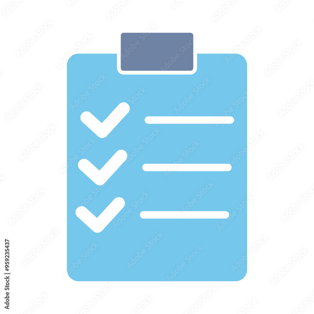 checklist concept line icon. Simple element illustration. checklist concept outline symbol design.