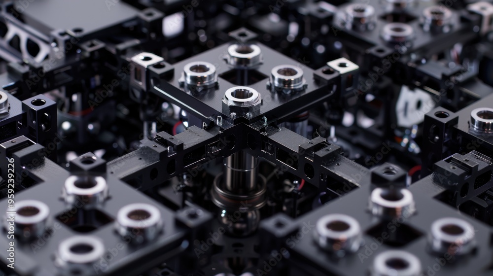 Fototapeta premium Intricate Circuitry A Technological Abstraction
