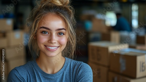 Cheerful girl giving a thumbs-up, a positive and uplifting gesture symbolizing that everything is okay, perfect for conveying optimism and approval. Generative AI