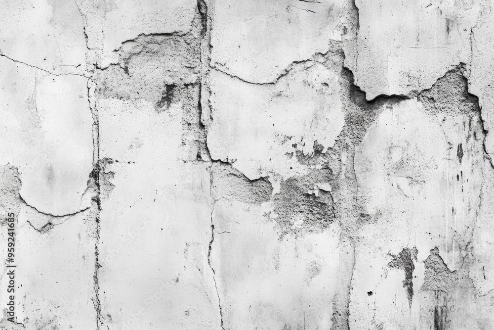 Obraz premium Grey textured concrete wall background, ai