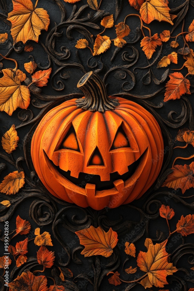 halloween background with pumpkin halloween background with pumpkin