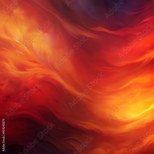 Abstract red orange texture background, dark tone, blurred glowing background