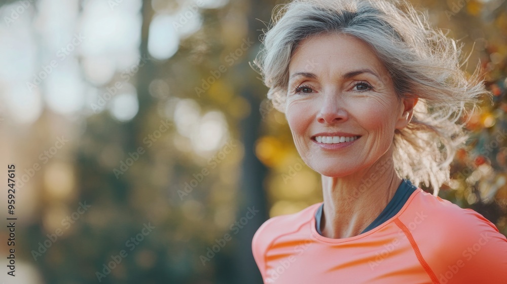 Active Woman in a Park