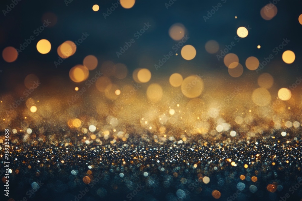 Abstract gold glitter sparkle background , ai Abstract gold glitter sparkle background , ai