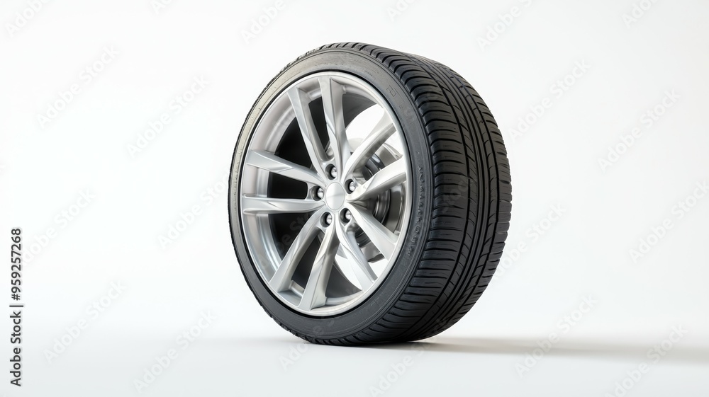 A close up of a tire with a white background A close up of a tire with a white background