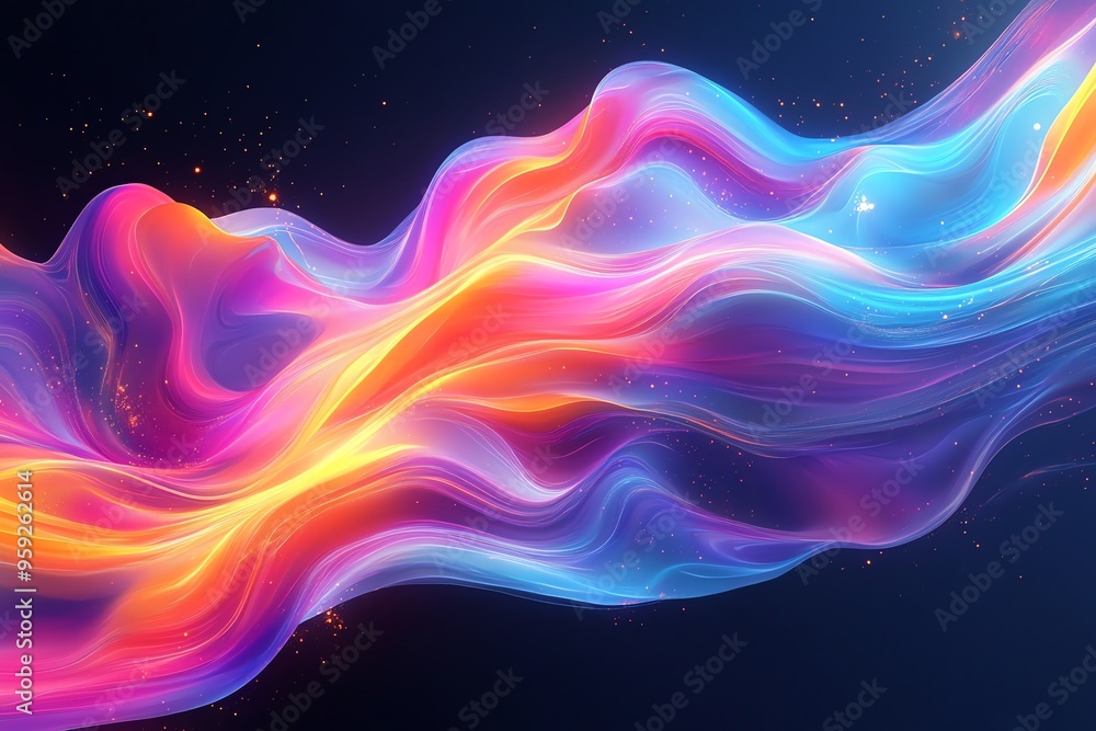 Abstract Colorful Swirling Lights. Abstract Colorful Swirling Lights.