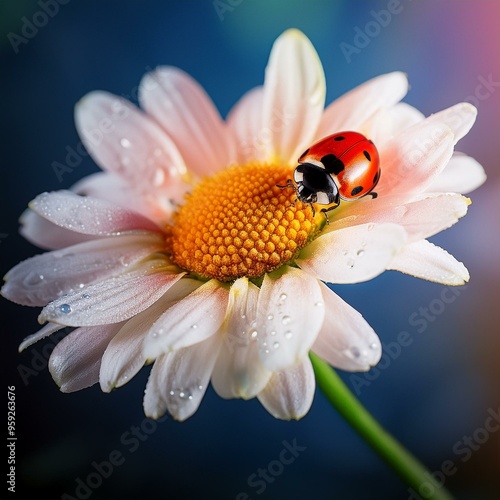 ladybird insect animal, AI generated photo