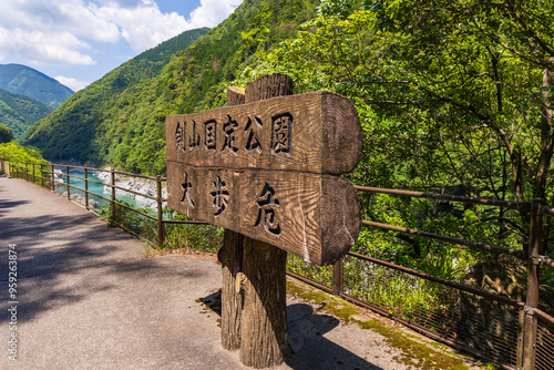 日本の風景・夏　徳島県三好市　大歩危峡 photo