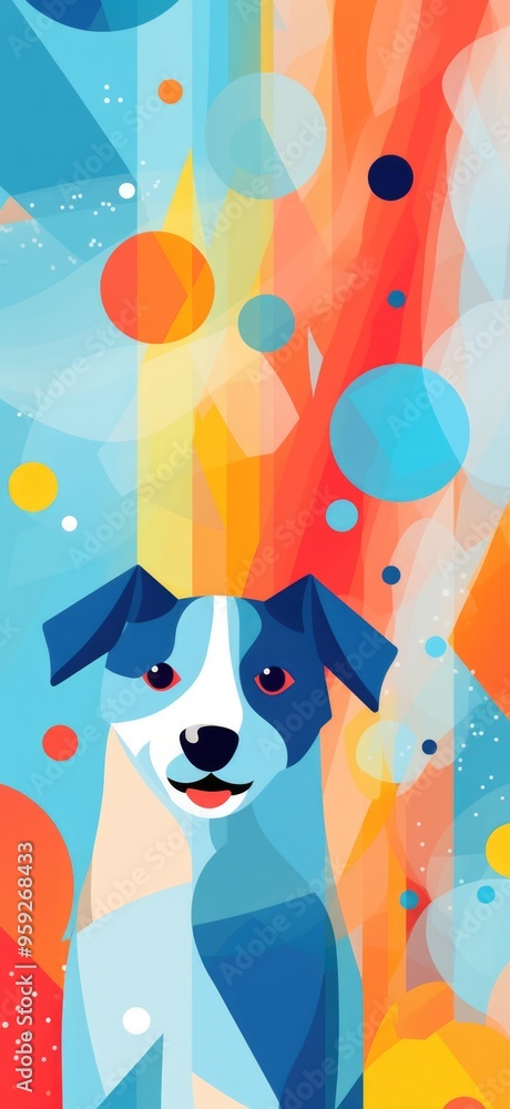 Naklejka premium Abstraction illustration in concept of lifestyle