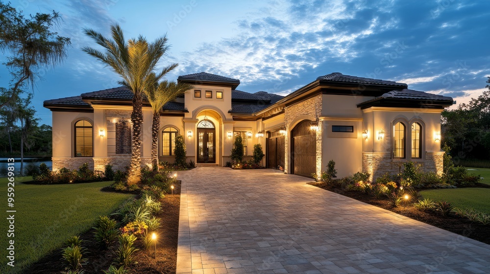 This stunning modern home in Miami features a stylish brick driveway, lush landscaping, and a spacious garage, perfect for contemporary living in a vibrant setting ideal for the Miami lifestyle This stunning modern home in Miami features a stylish brick driveway, lush landscaping, and a spacious garage, perfect for contemporary living in a vibrant setting ideal for the Miami lifestyle