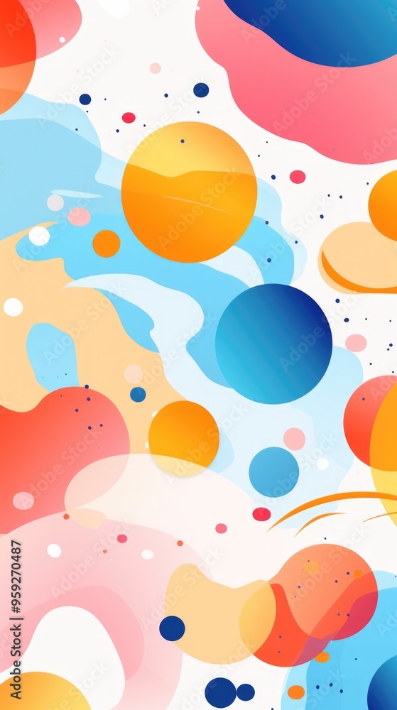 Abstraction illustration in concept of lifestyle Abstraction illustration in concept of lifestyle