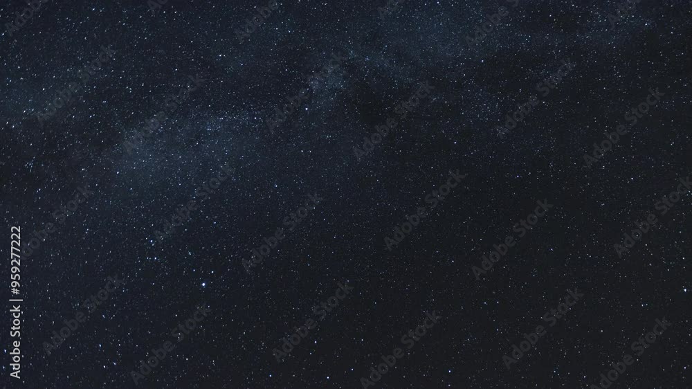 The Milky Way moving across the night sky. Captures the mesmerizing motion of stars and cosmic detail in a clear, dark sky The Milky Way moving across the night sky. Captures the mesmerizing motion of stars and cosmic detail in a clear, dark sky