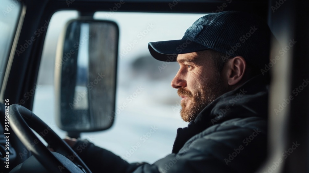 Concentrated Cab Driver Concentrated Cab Driver
