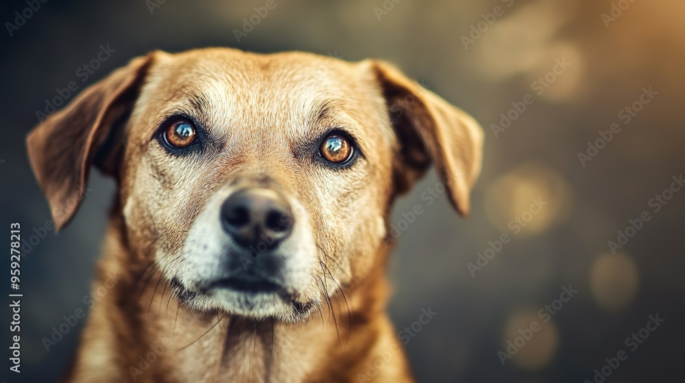 Dog theme PPT background image Dog theme PPT background image
