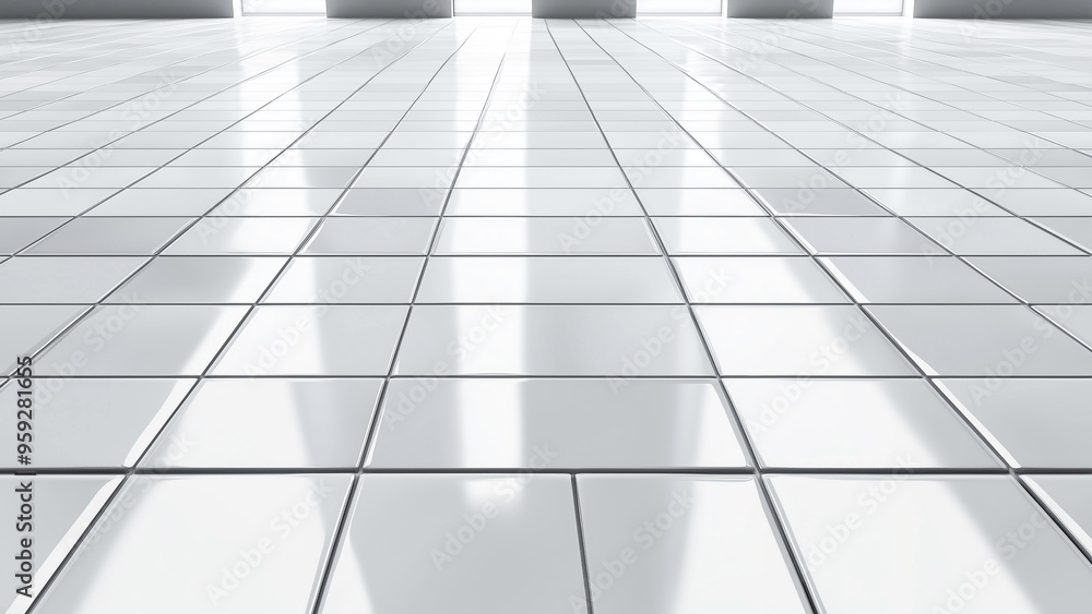 Seamless White Floor Tile Pattern Seamless White Floor Tile Pattern