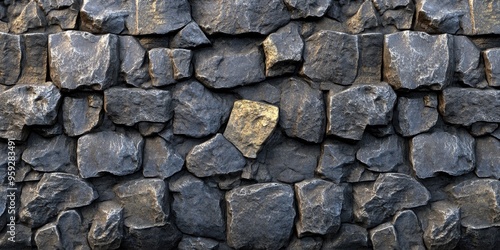 Textured Stone Wall