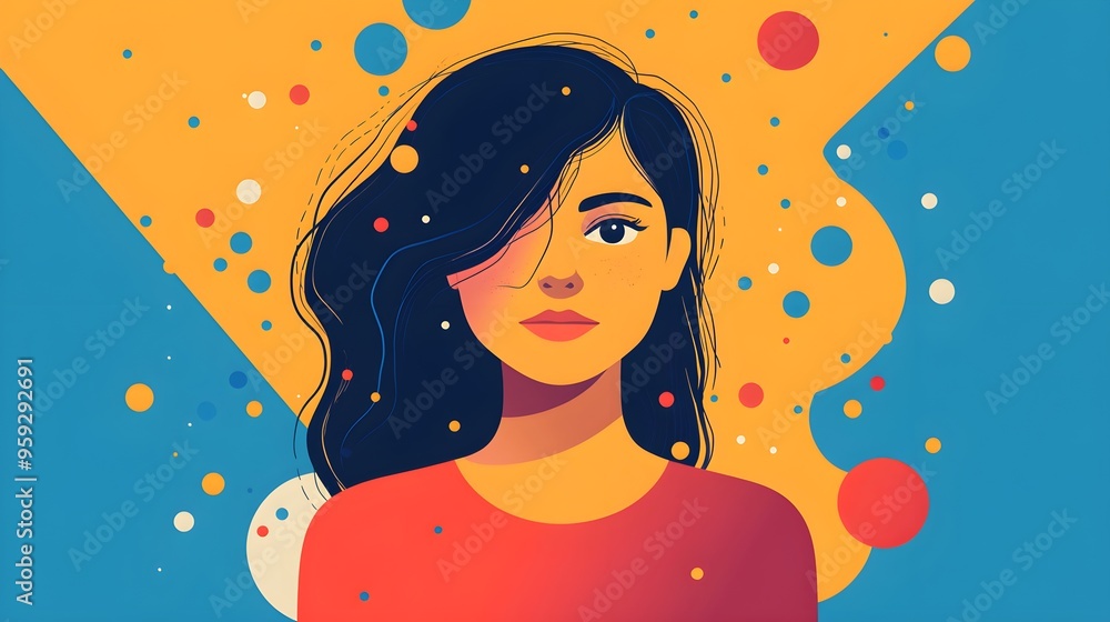 Flat design of a social media profile picture that scales well across various platforms Flat design of a social media profile picture that scales well across various platforms