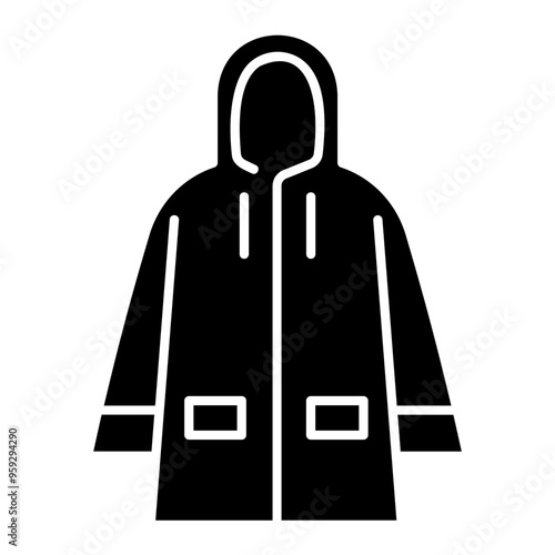 raincoat Solid icon