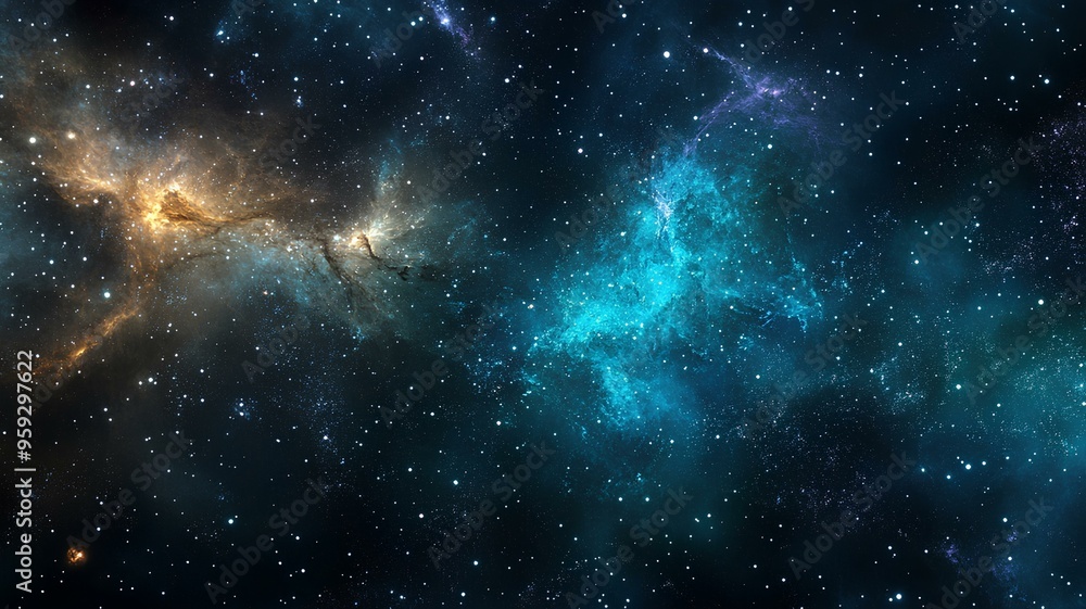 star field in space and a nebulae star field in space and a nebulae