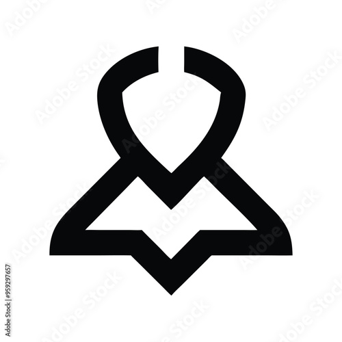 Futuristic Technology Company Logo Stylish Logo Design Vector Illustration for Modern Branding