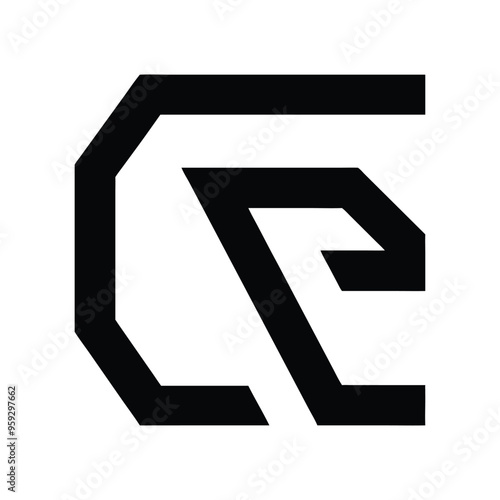 Futuristic Technology Company Logo Stylish Logo Design Vector Illustration for Modern Branding