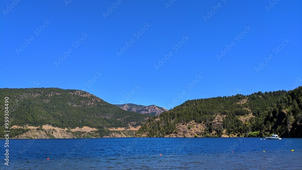 Mountainous landscape in southern Argentina Mountainous landscape in southern Argentina