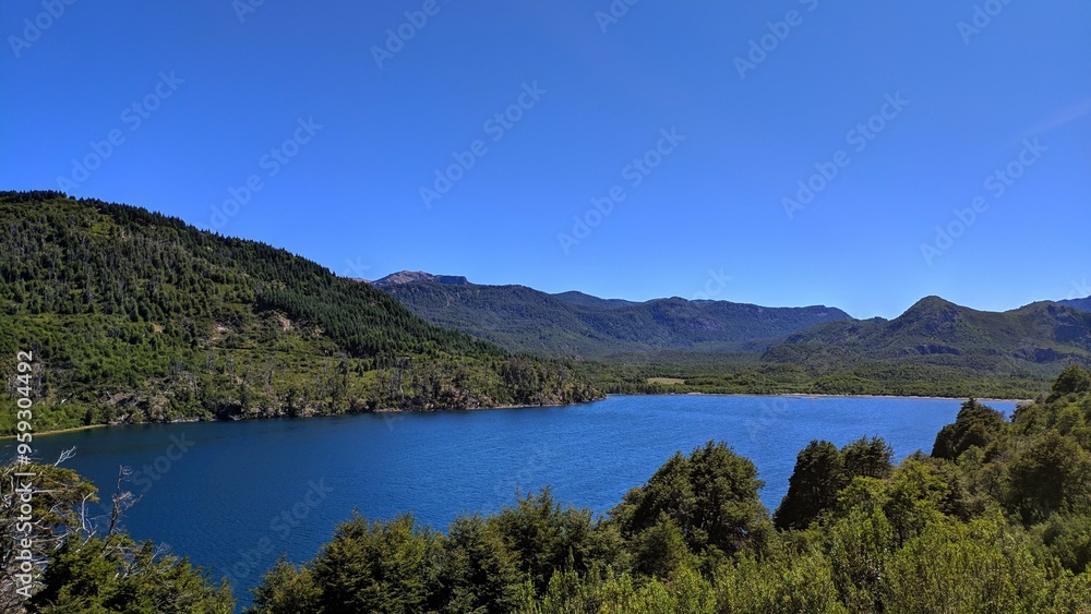 Mountainous landscape in southern Argentina Mountainous landscape in southern Argentina