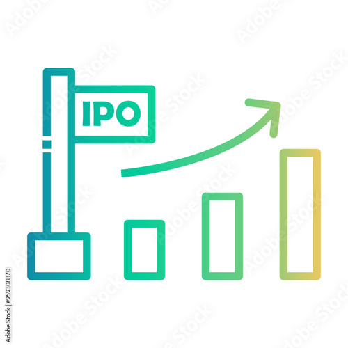 IPO Line Gradient Icon