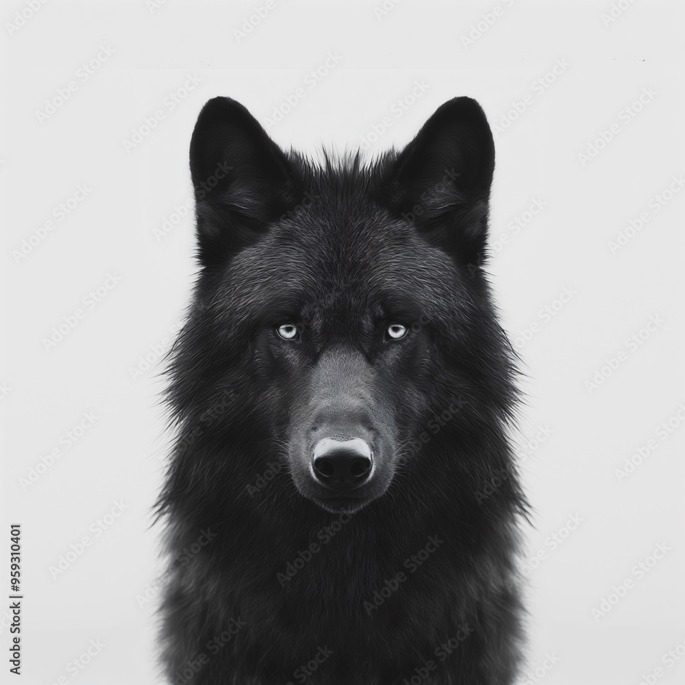 portrait of a wolf portrait of a wolf