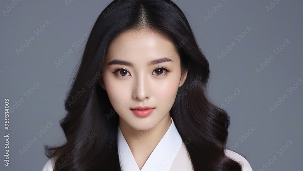 Entrepreneur Woman Posing Professionally in Corporate Environment Entrepreneur Woman Posing Professionally in Corporate Environment