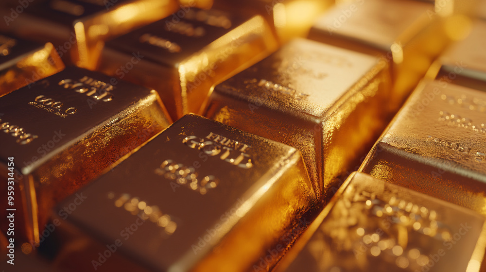 gold bars on the table gold bars on the table