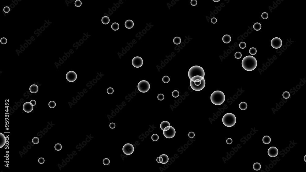 transparant buble in the water animation transparant buble in the water animation