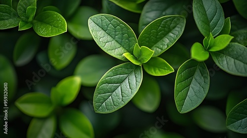 A green leafy plant with many leaves : Generative AI