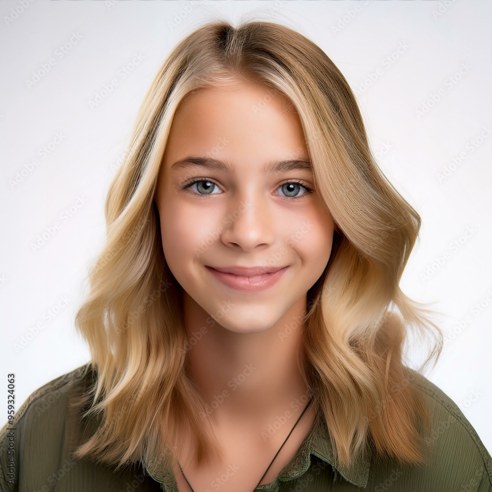 A young girl with a radiant face, clear skin, bright eyes, soft lips, and a gentle smile, exuding innocence, beauty, and warmth. A young girl with a radiant face, clear skin, bright eyes, soft lips, and a gentle smile, exuding innocence, beauty, and warmth.