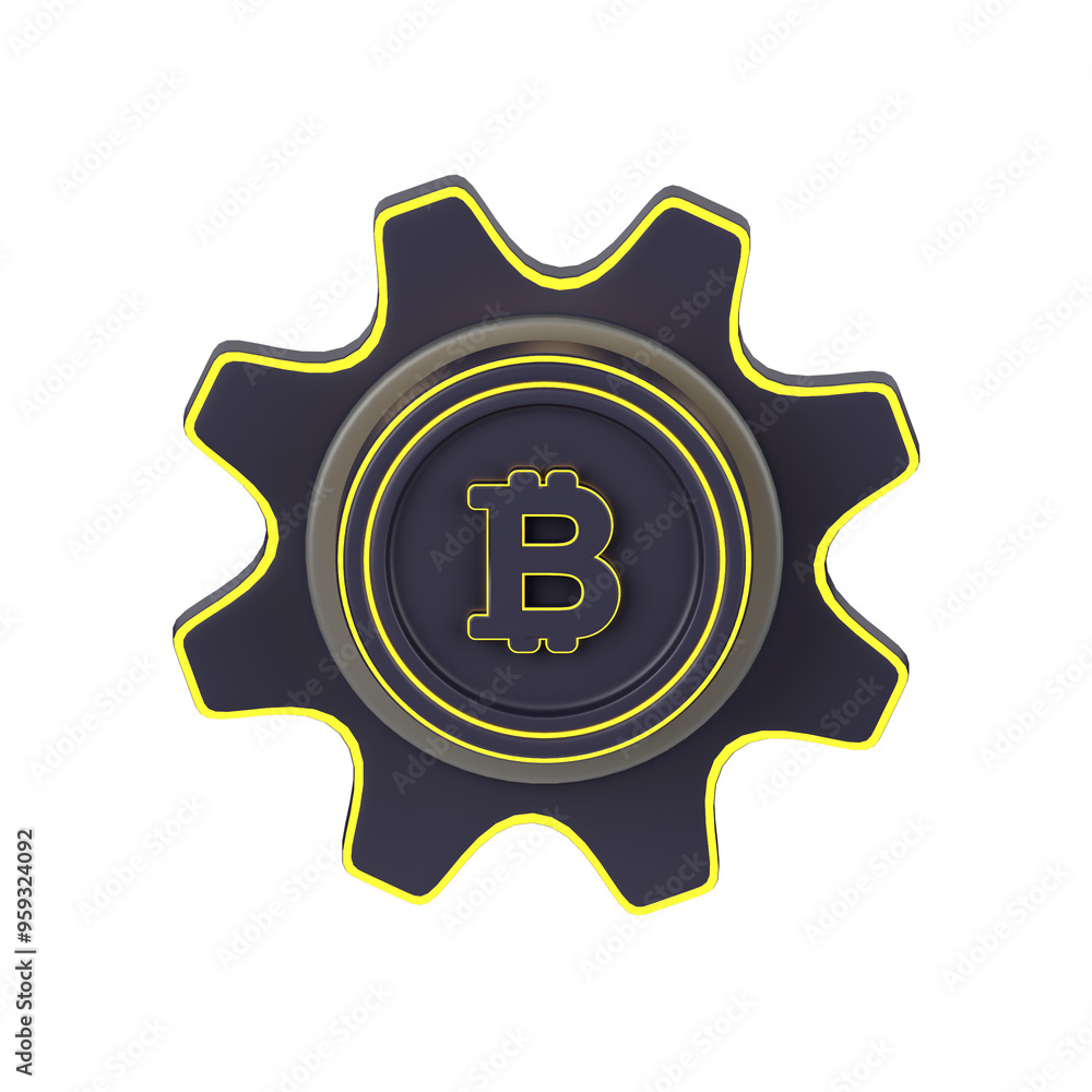 Crypto Management 3D Illustration for uiux, web, app, presentation, etc Crypto Management 3D Illustration for uiux, web, app, presentation, etc
