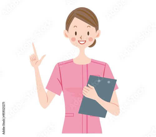 看護師　イラスト　美容　カウンセリング　介護　歯科助手