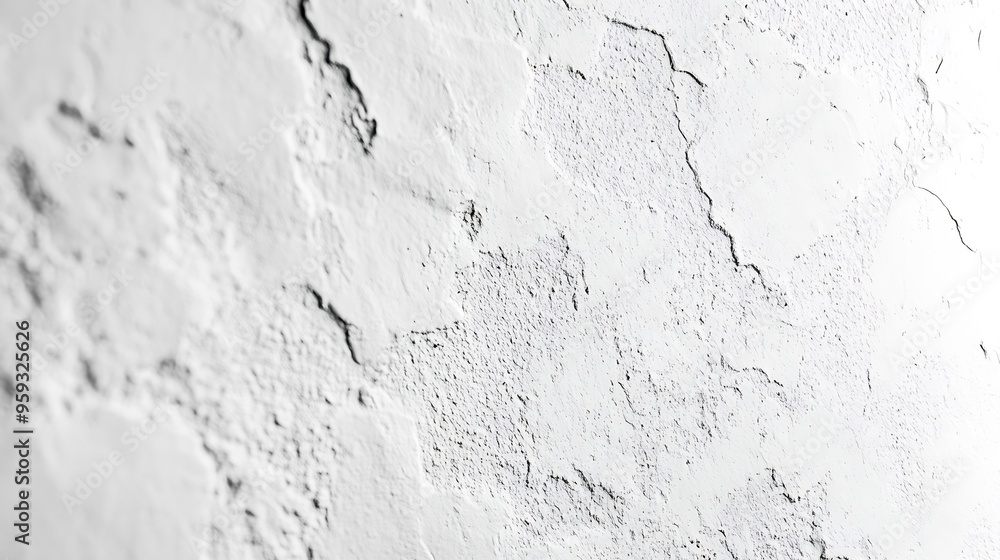 Fototapeta premium clear white wall background texture : Generative AI