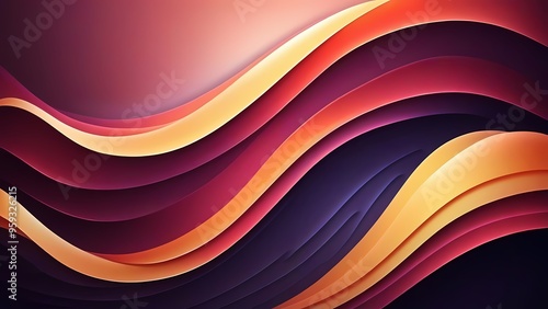 abstract colorful wave background wallpaper